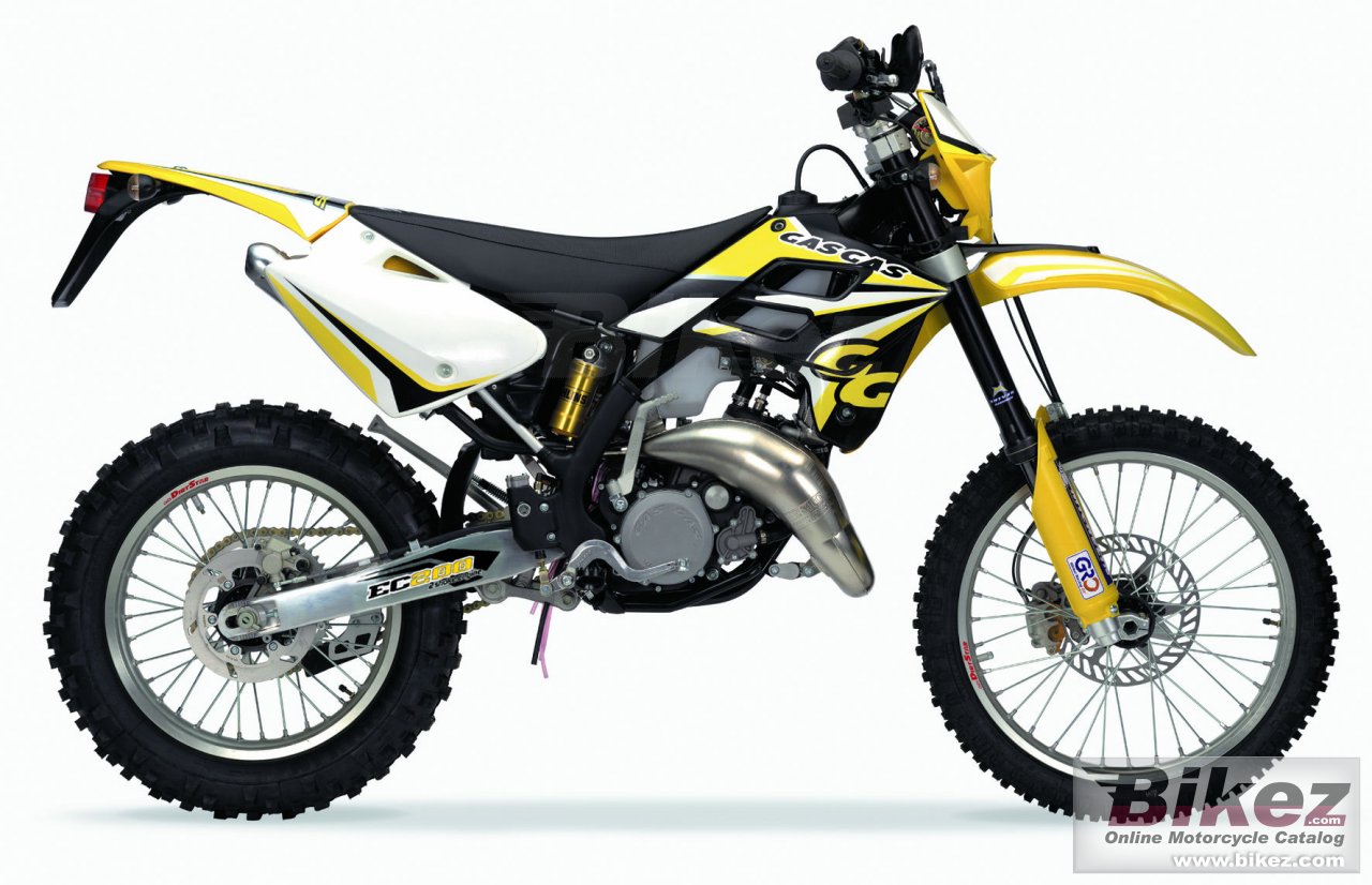 Big GAS GAS ec 200 picture and wallpaper from Bikez.com